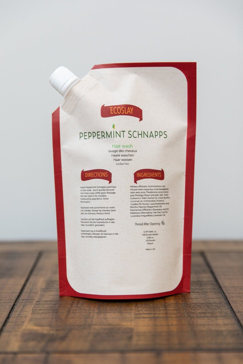 EcoSlay Peppermint Schnapps 237 ml/ 8 oz