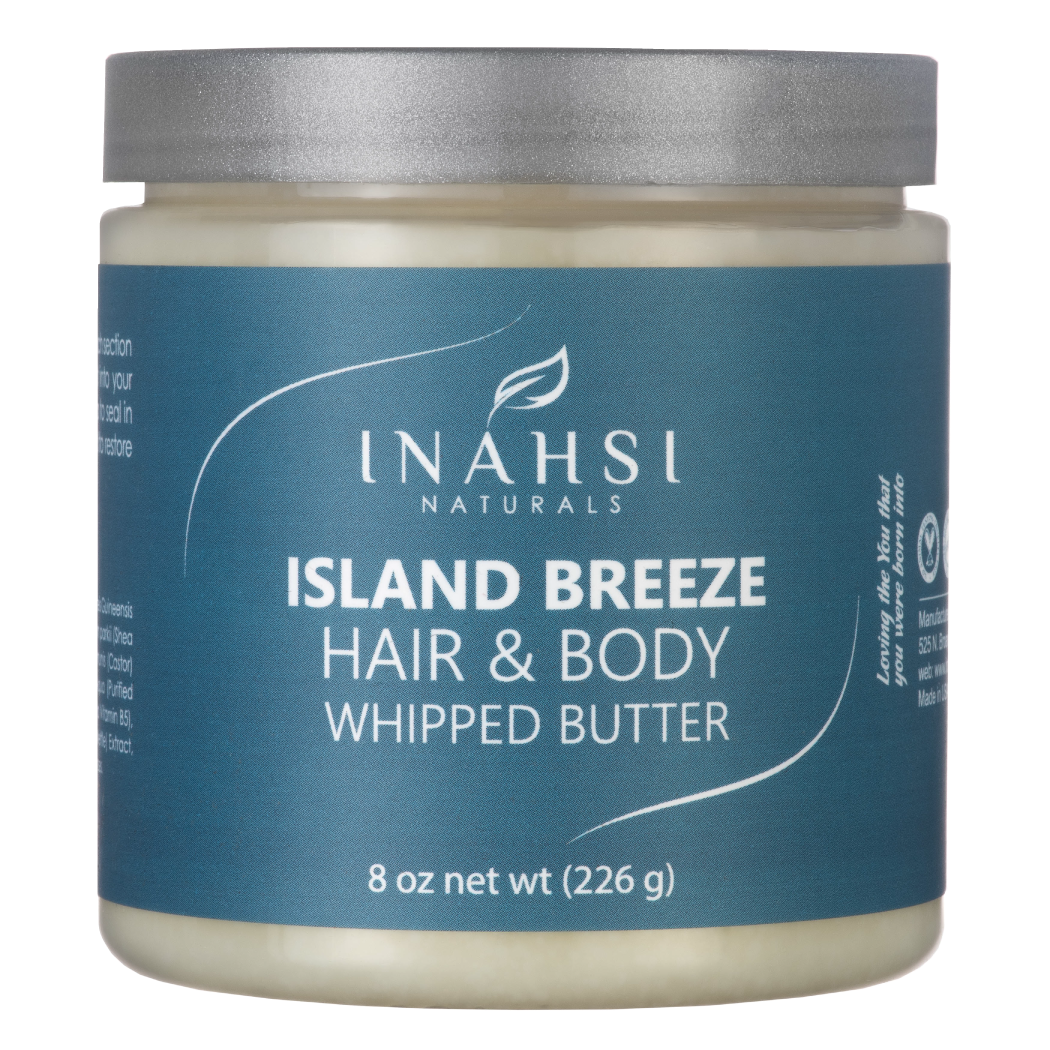 Inahsi Island Breeze Hair & Body Whipped Butter 8 oz/237 ml