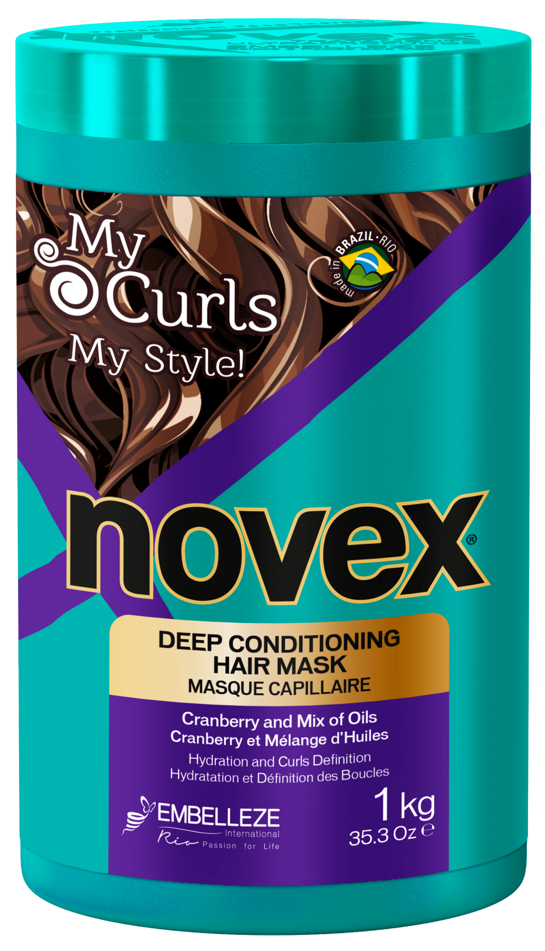 Novex My Curls Dyp Hårkur 1kg