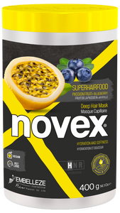 Novex Superhairfood Passion Fruit & Blueberry Hårmaske 400 gr